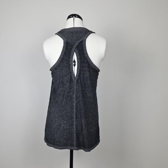 AC/DC Black Burnout Tank Top – Vintage Rock Band Graphic Tee Style - Picture 4 of 8